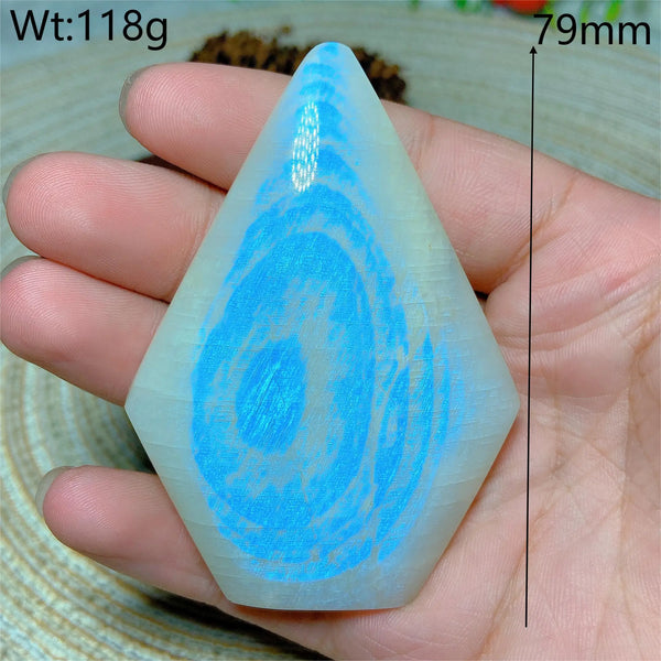 Blue Flash Moonstone Diamond-ToShay.org