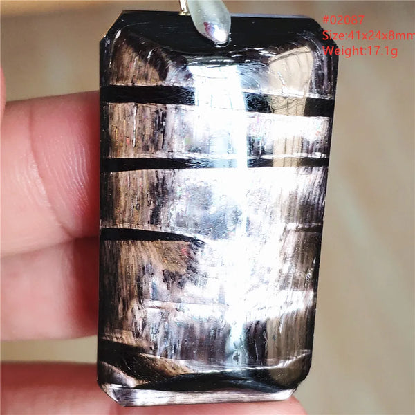Black Hypersthene Pendant-ToShay.org