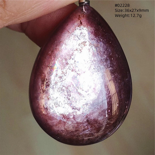 Purple Red Lepidolite Quartz-ToShay.org