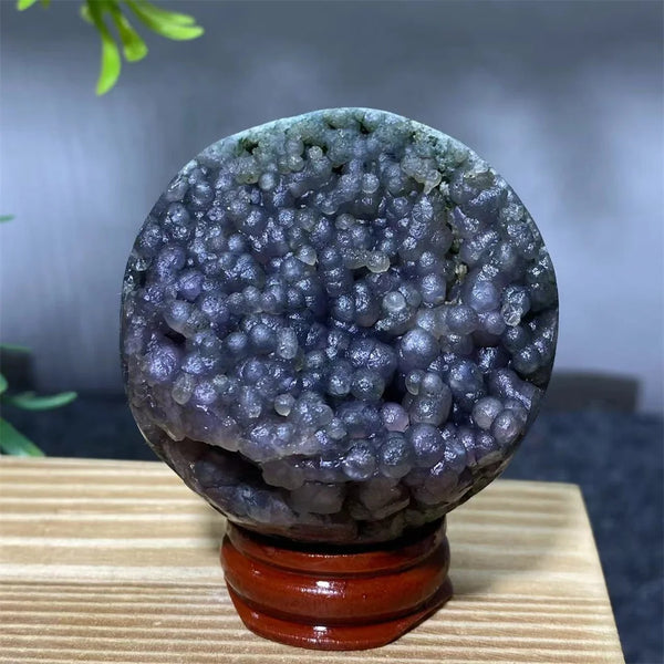 Purple Grape Agate Ball-ToShay.org
