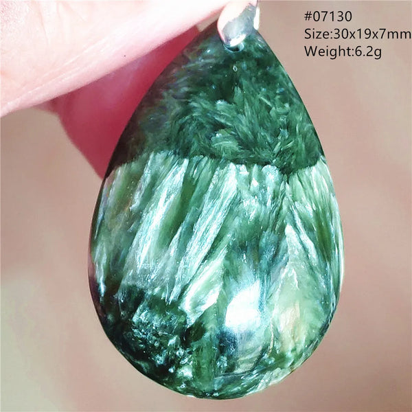 Green Seraphinite Pendant-ToShay.org