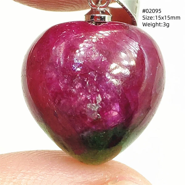 Red Ruby Zoisite Pendant-ToShay.org