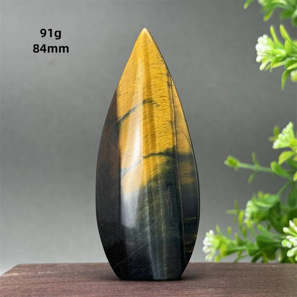 Blue Tiger Eye Stone Torch-ToShay.org