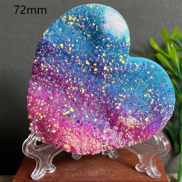 Rainbow Aura Crystal Heart-ToShay.org