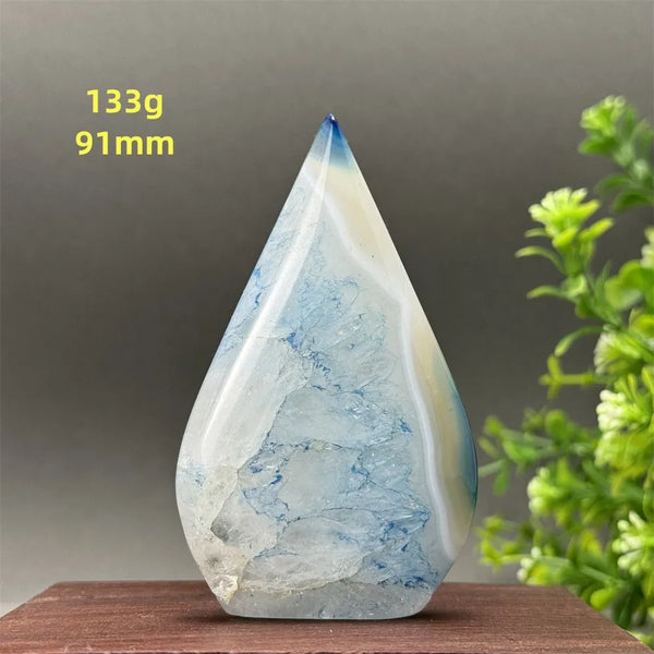 Blue Agate Torch-ToShay.org