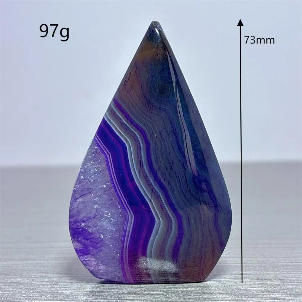 Violet Agate Torch-ToShay.org