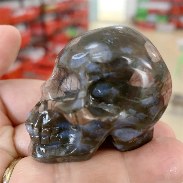 Blue Llanite Skull-ToShay.org