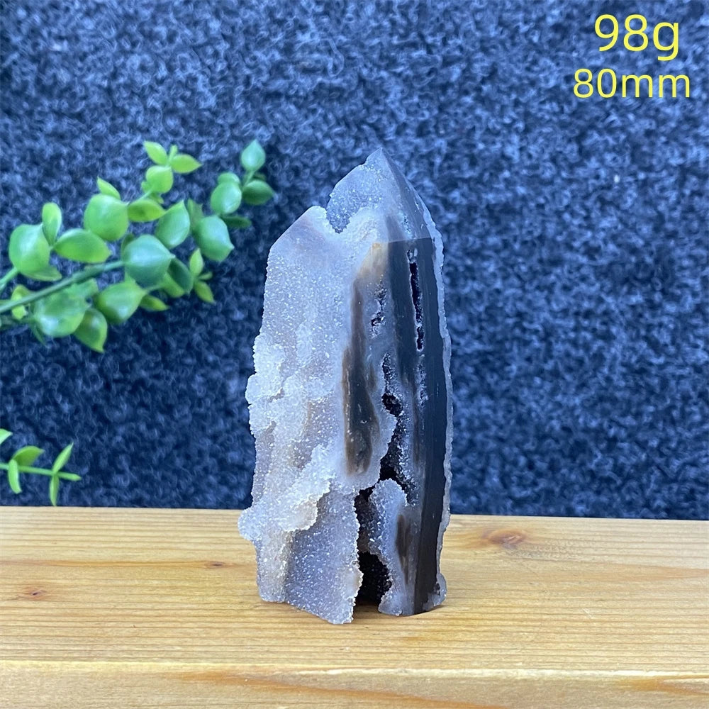 Purple Sphalerite Geode Tower-ToShay.org