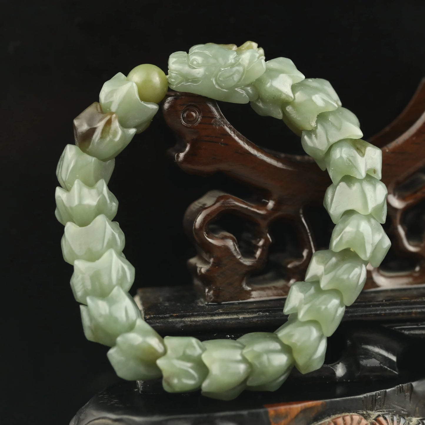 Green Jade Dragon Bracelet-ToShay.org