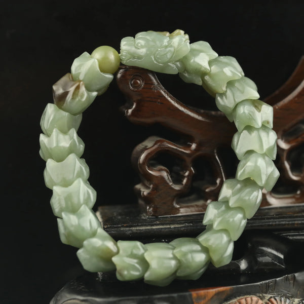 Green Jade Dragon Bracelet-ToShay.org