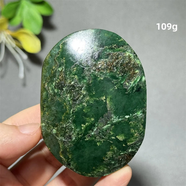 Green Emerald Quartz Palm Stone-ToShay.org