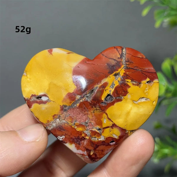 Yellow Mookaite Heart-ToShay.org