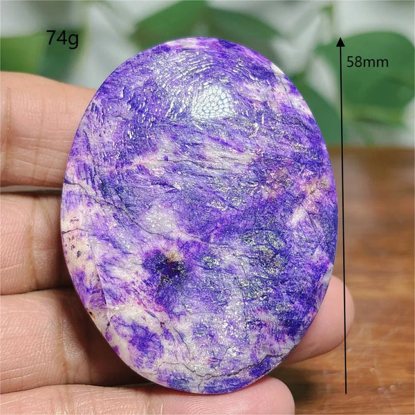Violet Moonstone Palm Stone-ToShay.org