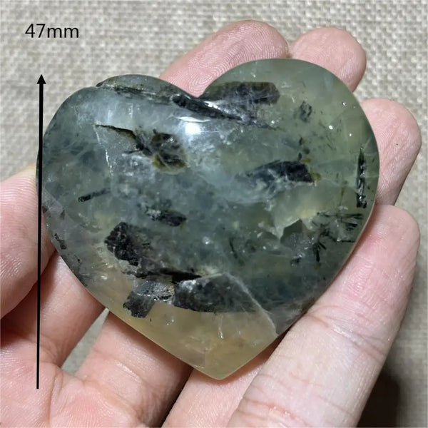 Green Grape Prehnite Hearts-ToShay.org
