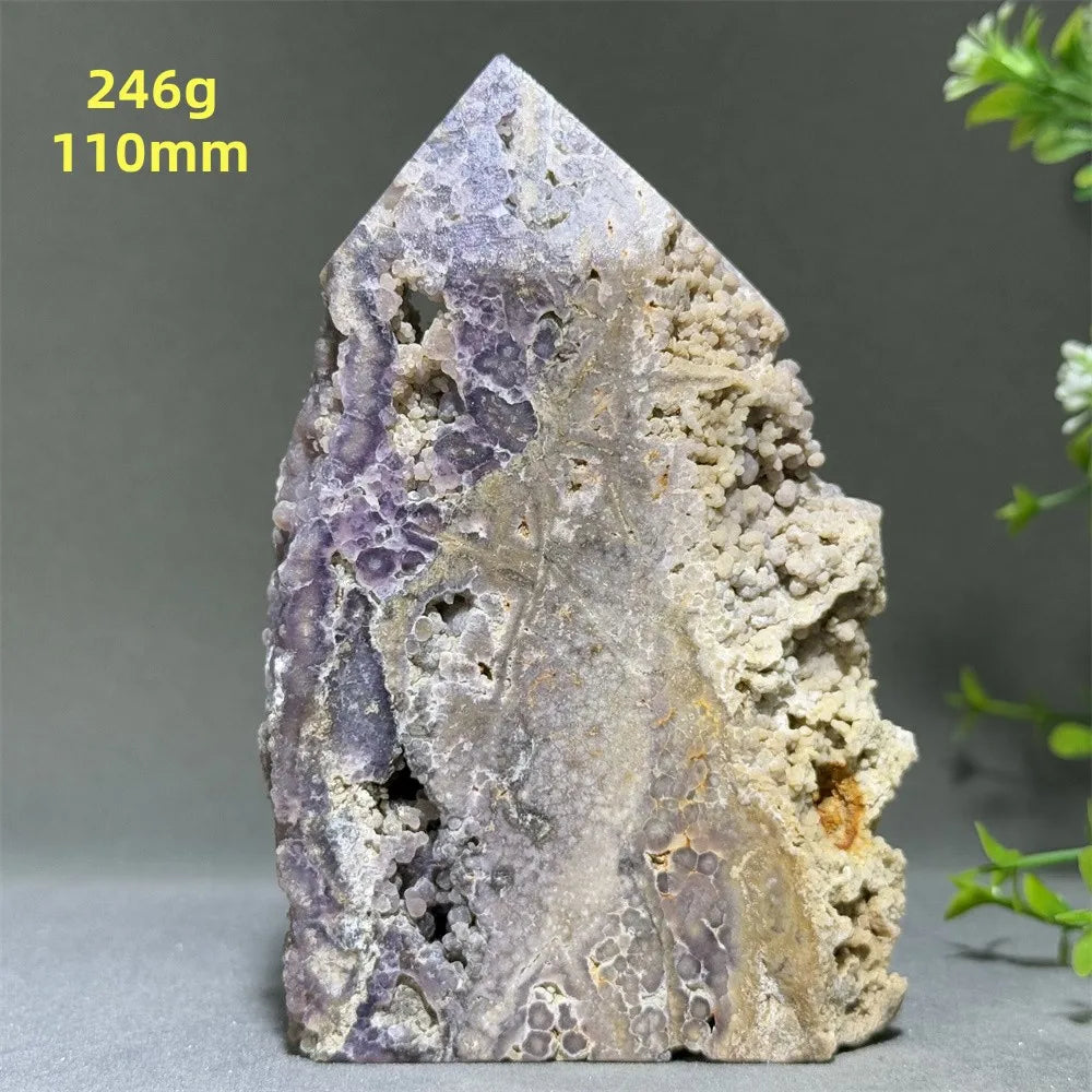 Purple Grape Agate Tower-ToShay.org