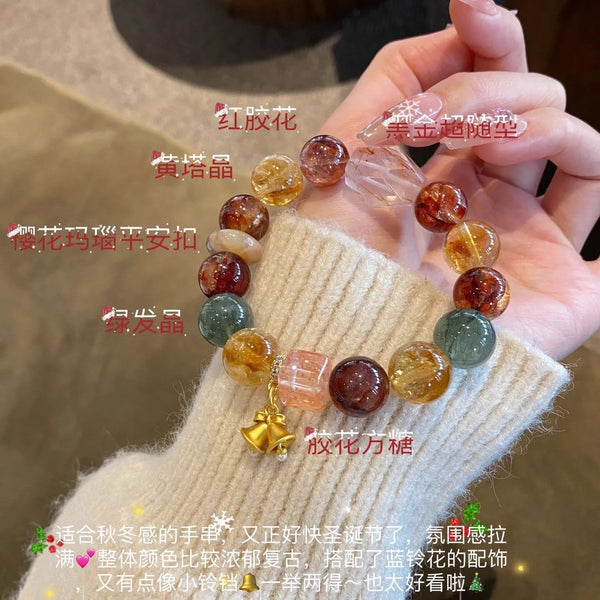 Mixed Crystal Quartz Bracelet-ToShay.org