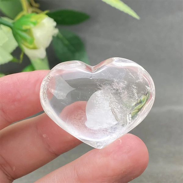 Clear Crystal Heart-ToShay.org