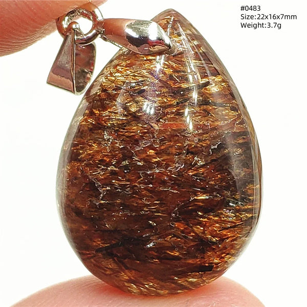 Black Copper Rutilated Quartz-ToShay.org