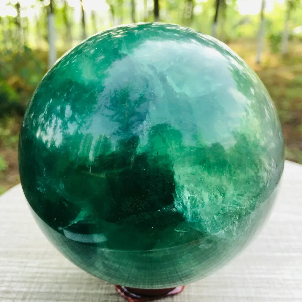 Green Fluorite Ball-ToShay.org