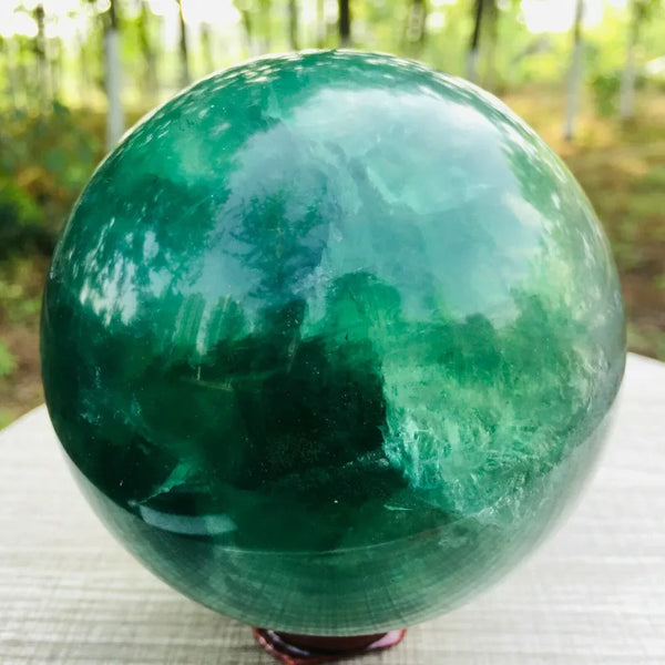Green Fluorite Ball-ToShay.org