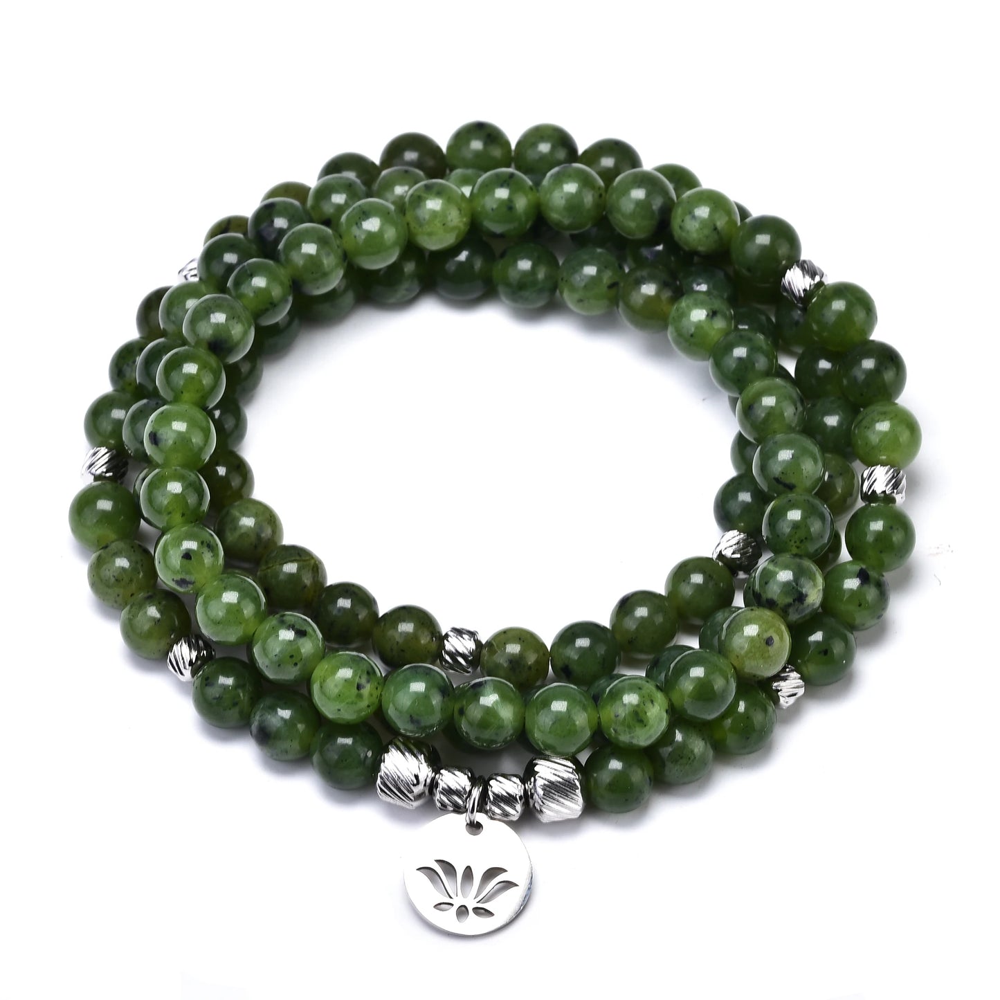 Green Jade Mala Beads-ToShay.org