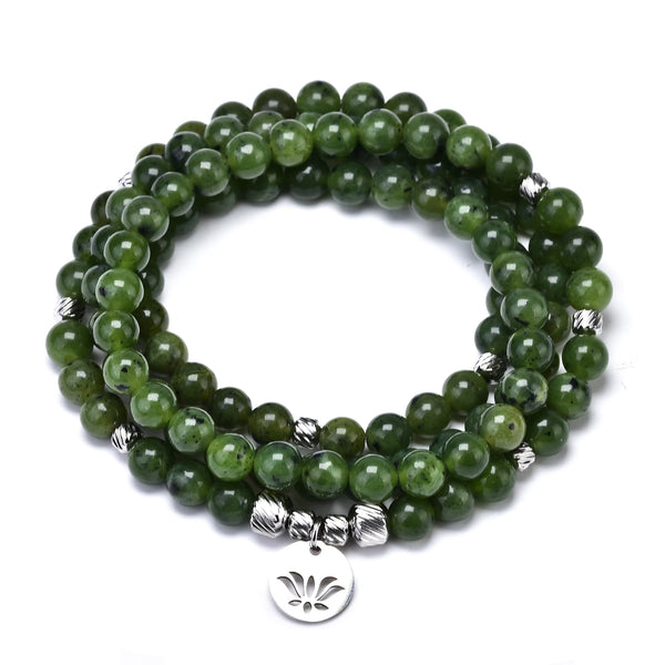 Green Jade Mala Bracelets-ToShay.org
