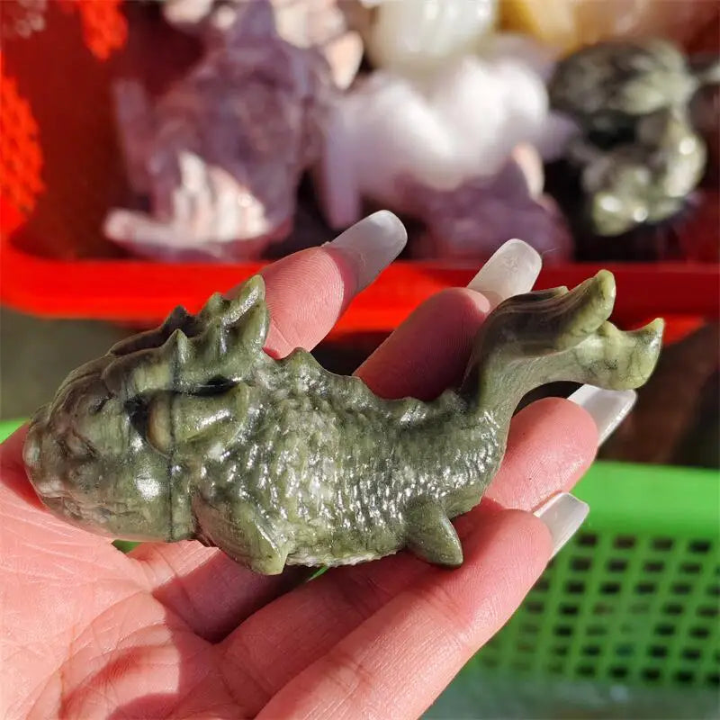 Green Ophiolite Dragon Fish-ToShay.org