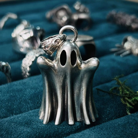 Silver Ghost Pendant-ToShay.org