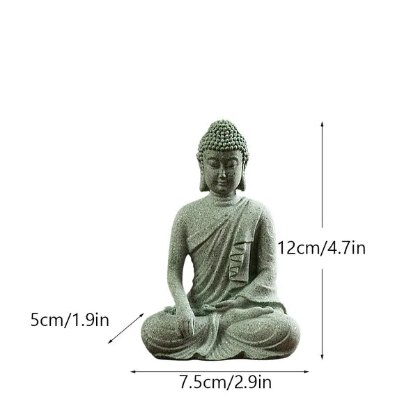 Green Sandstone Buddha-ToShay.org