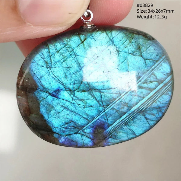 Blue Light Labradorite Pendant-ToShay.org