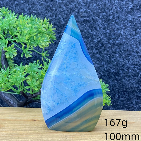 Blue Agate Torch-ToShay.org