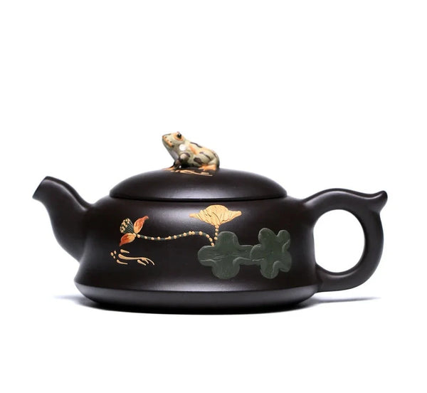 Yixing Painted Clay Teapot-ToShay.org