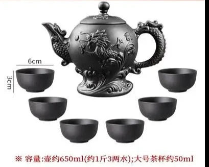 Dragon Clay Teapot-ToShay.org