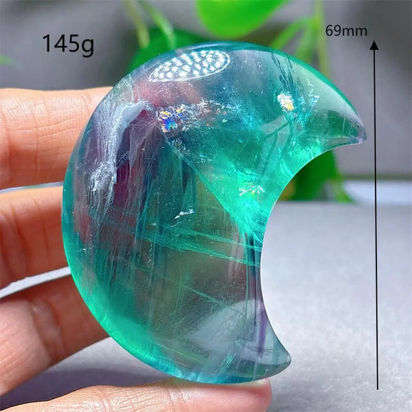 Rainbow Fluorite Moon-ToShay.org