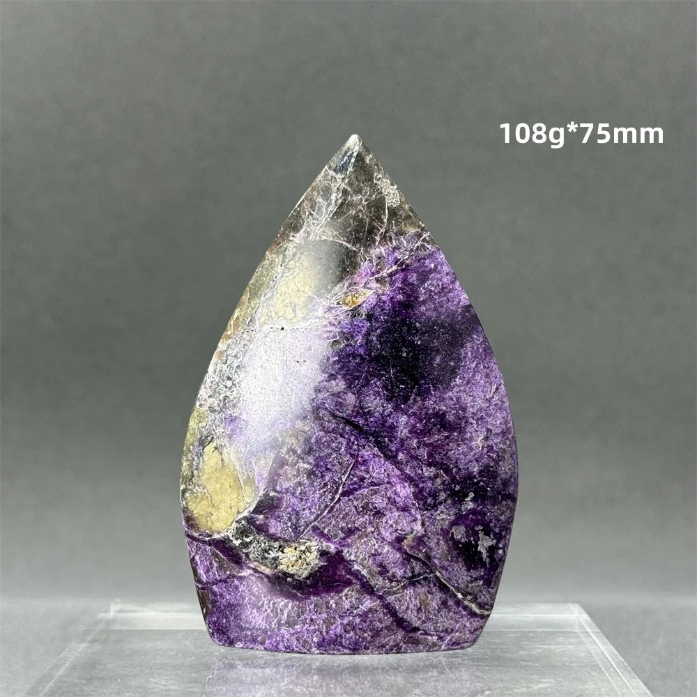 Purple Stone Torch-ToShay.org
