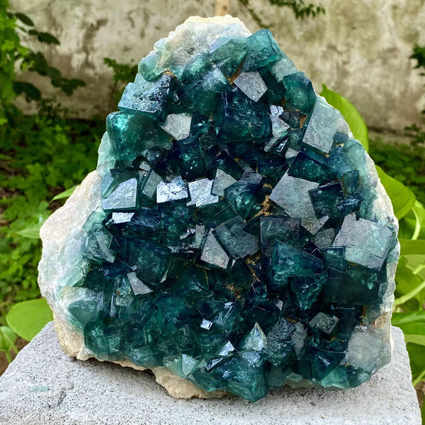 Green Fluorite Crystal-ToShay.org