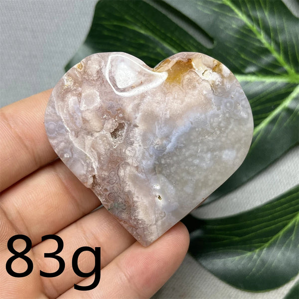 Pink Amethyst Agate Heart-ToShay.org