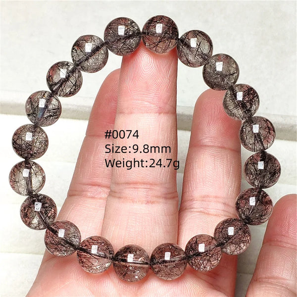Black Rutilated Quartz Bracelet-ToShay.org