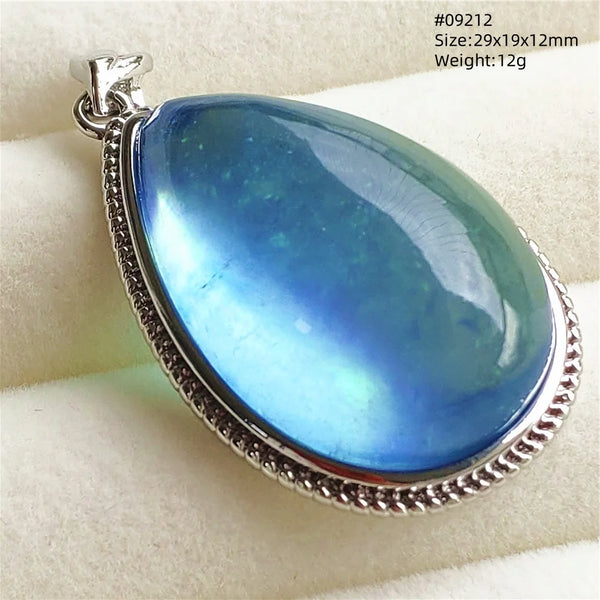 Blue Aquamarine Pendant-ToShay.org