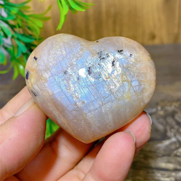 Orange Moonstone Heart-ToShay.org