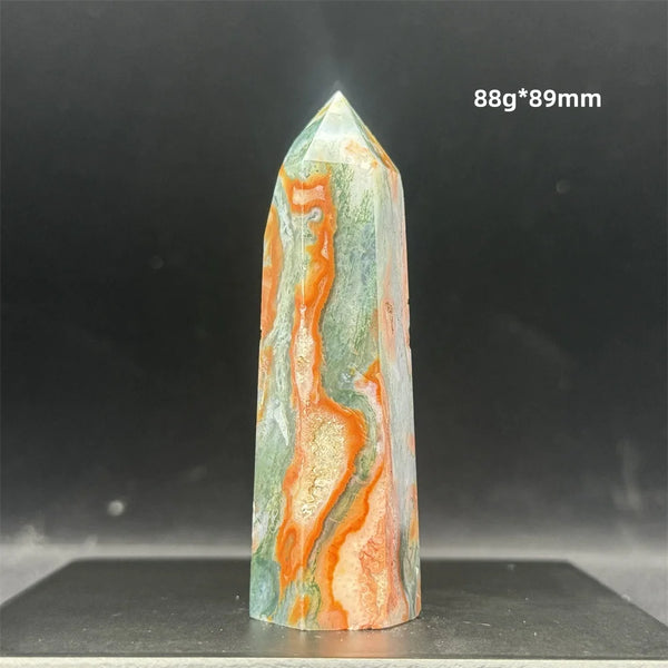 Red Moss Agate Point-ToShay.org