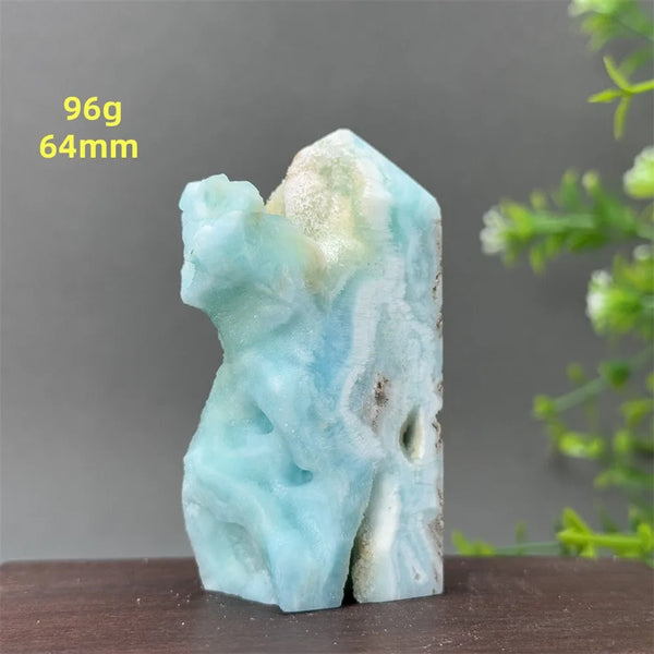 Blue Heteropolar Crystal Tower-ToShay.org