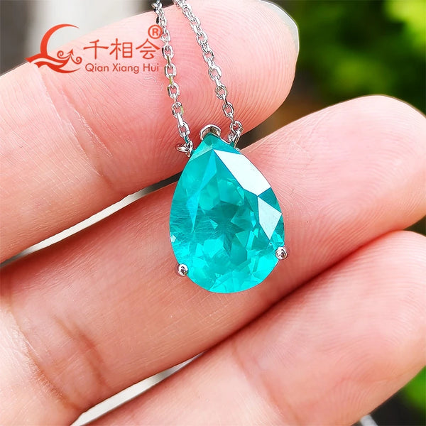 Blue Paraiba Pendant-ToShay.org