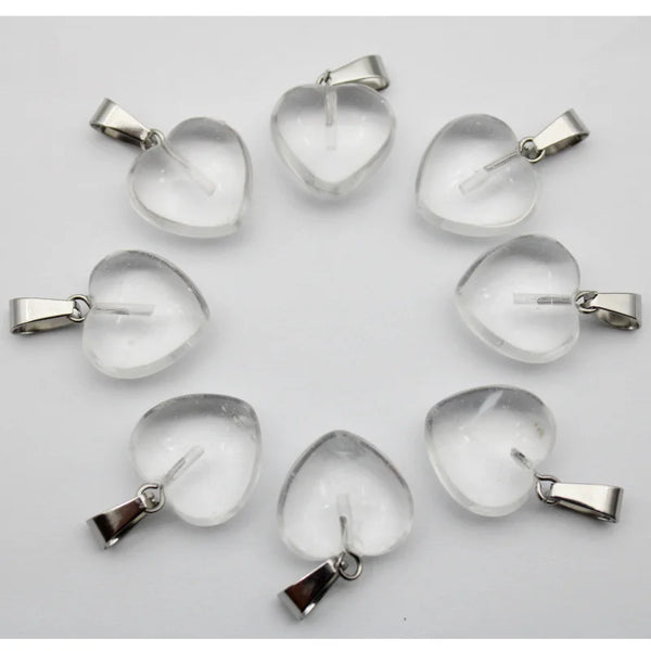 Mixed Quartz Agate Hearts-ToShay.org