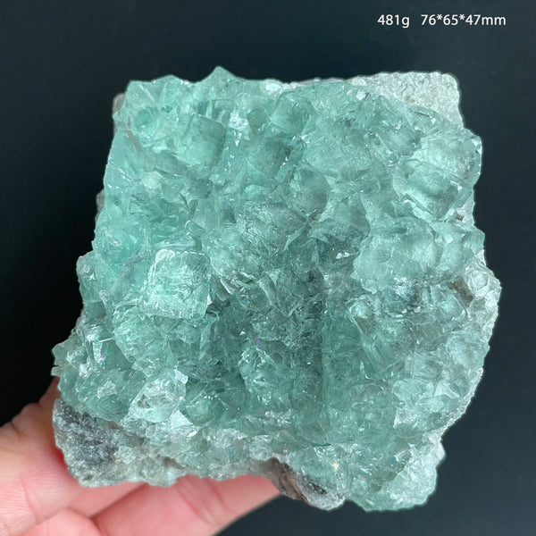 Green Fluorite Crystal Cluster-ToShay.org