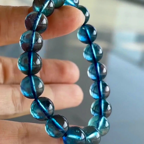 Blue Aquamarine Bracelet-ToShay.org