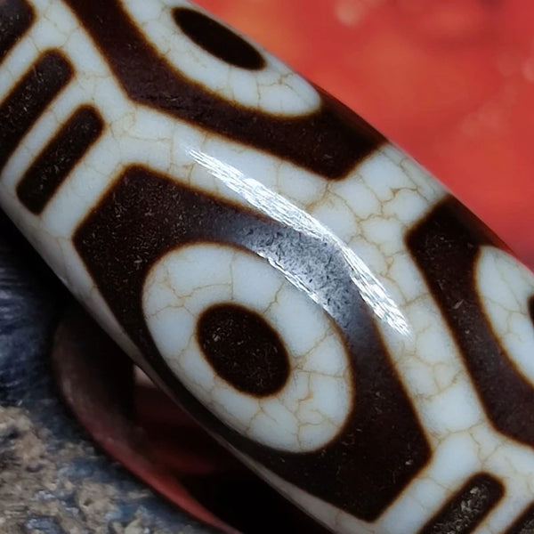 Tibetan Eyes Agate DZI Beads-ToShay.org