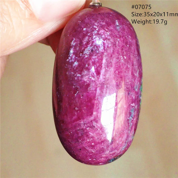 Red Ruby Zoisite Pendant-ToShay.org