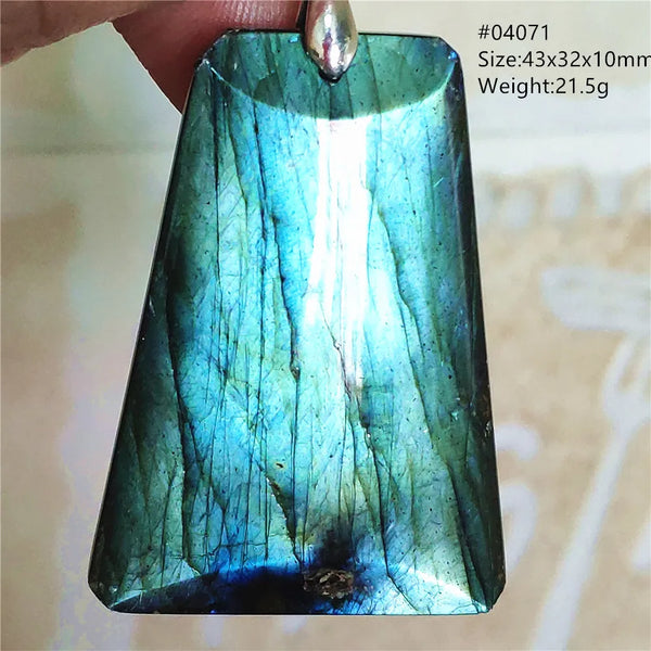 Blue Light Labradorite Pendant-ToShay.org