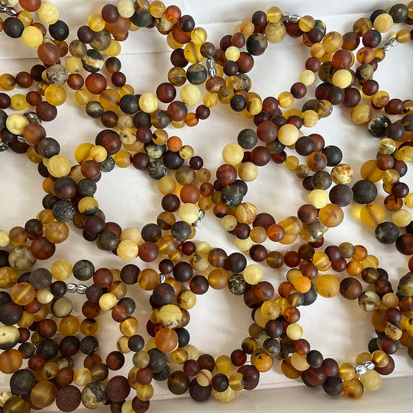 Yellow Amber Necklace-ToShay.org